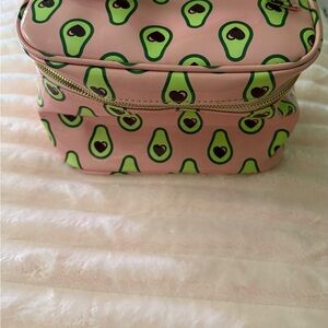 Pink Avocado Print Women's Bag